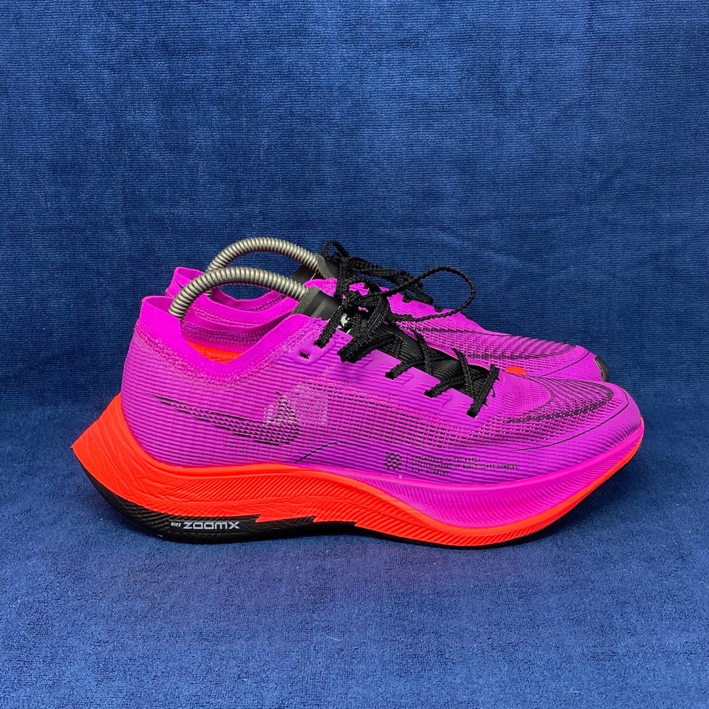Nike running sneakers ZoomX VaporFly Next% 2, 'Hyper Violet/Flash Crimson'